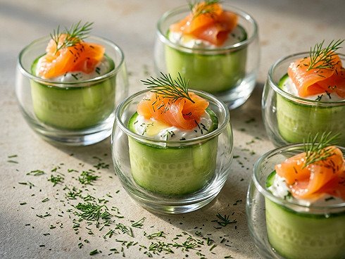 Bouchées froides à préparer à l'avance